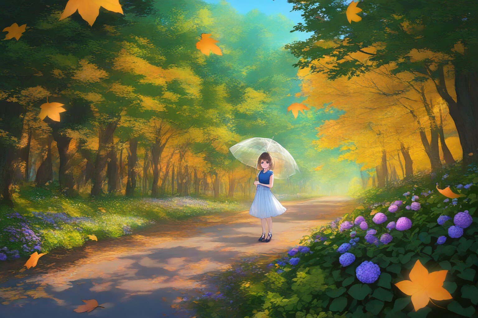 あ、雨やんでた | の人気AIイラスト・グラビア