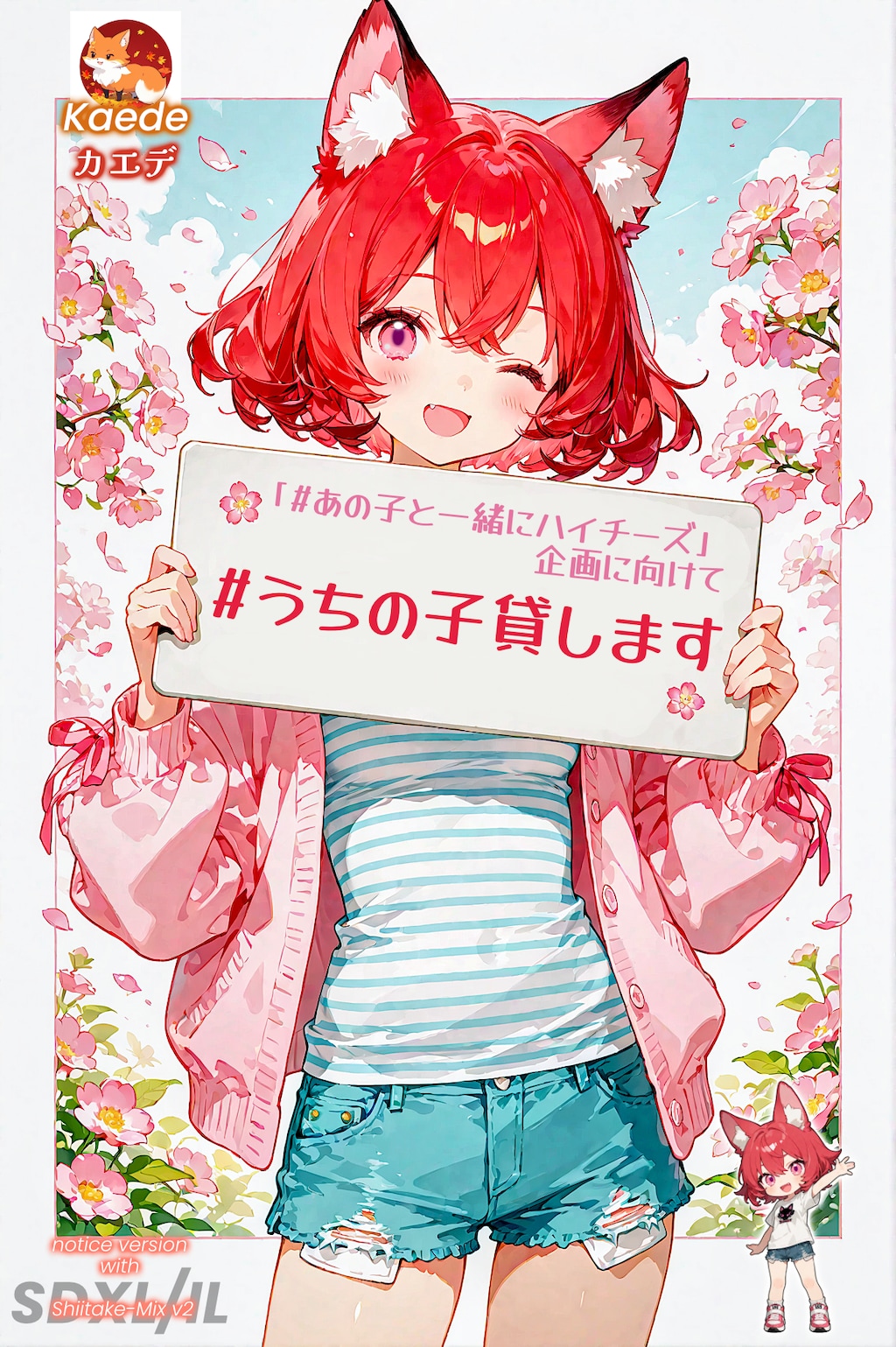 【告知】「#あの子と一緒にハイチーズ」企画に向けて「#うちの子貸します」