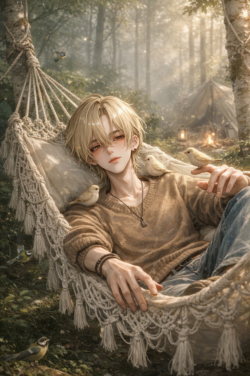 甘利くんは、静かな森で、愛しき小鳥を永遠に甘やかす。 | の人気AIイラスト・グラビア