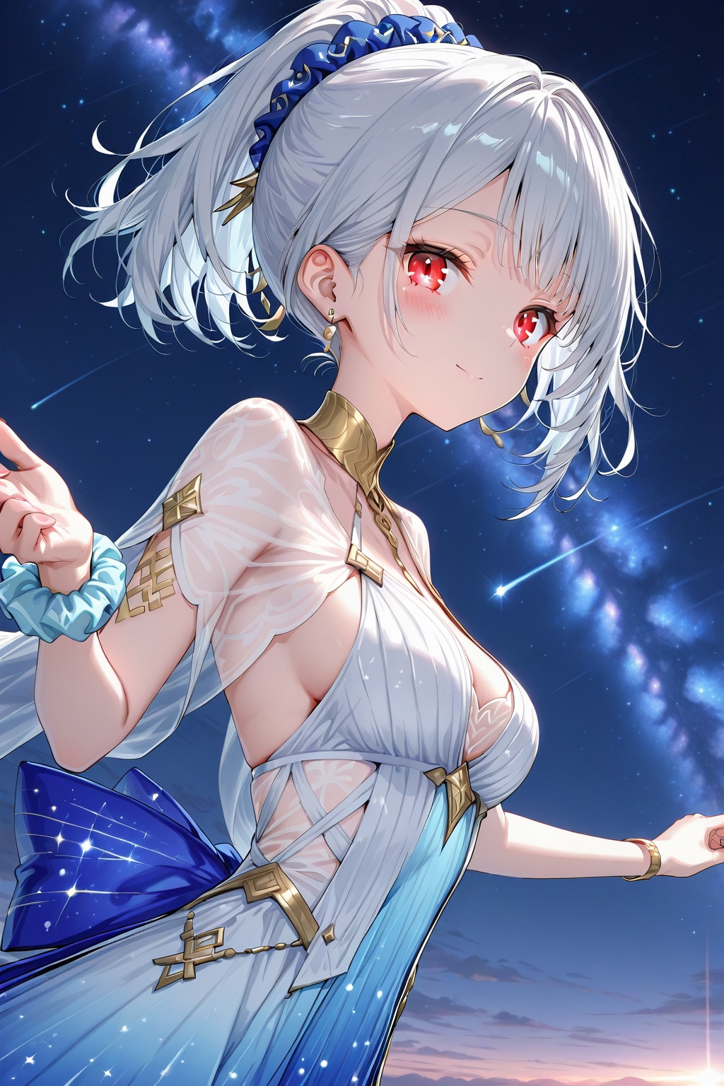 星空と雛菊ちゃん1