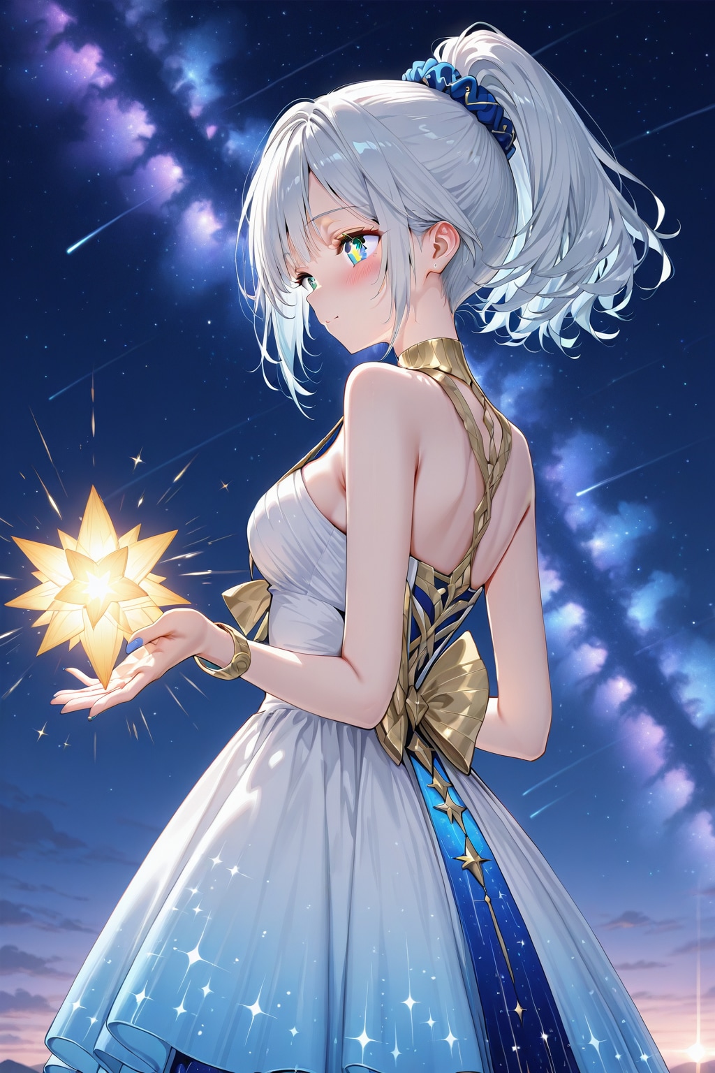 星空と雛菊ちゃん1