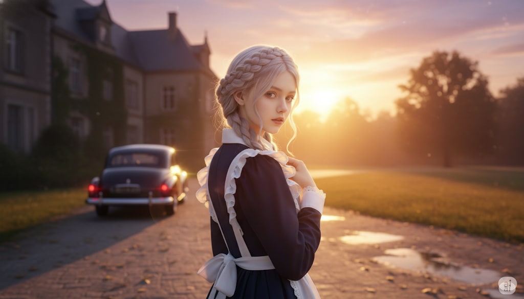 追い打ちの夕映え