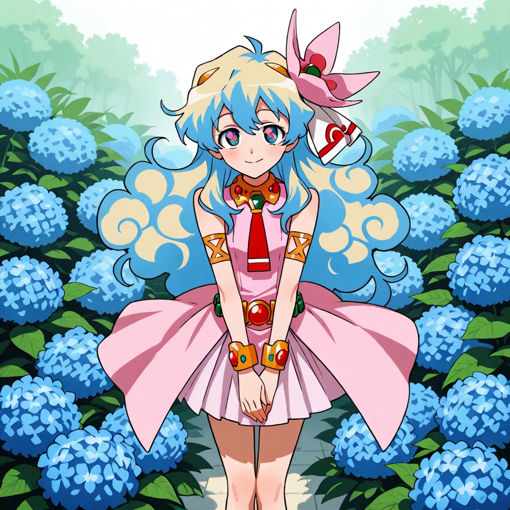 ニアと紫陽花