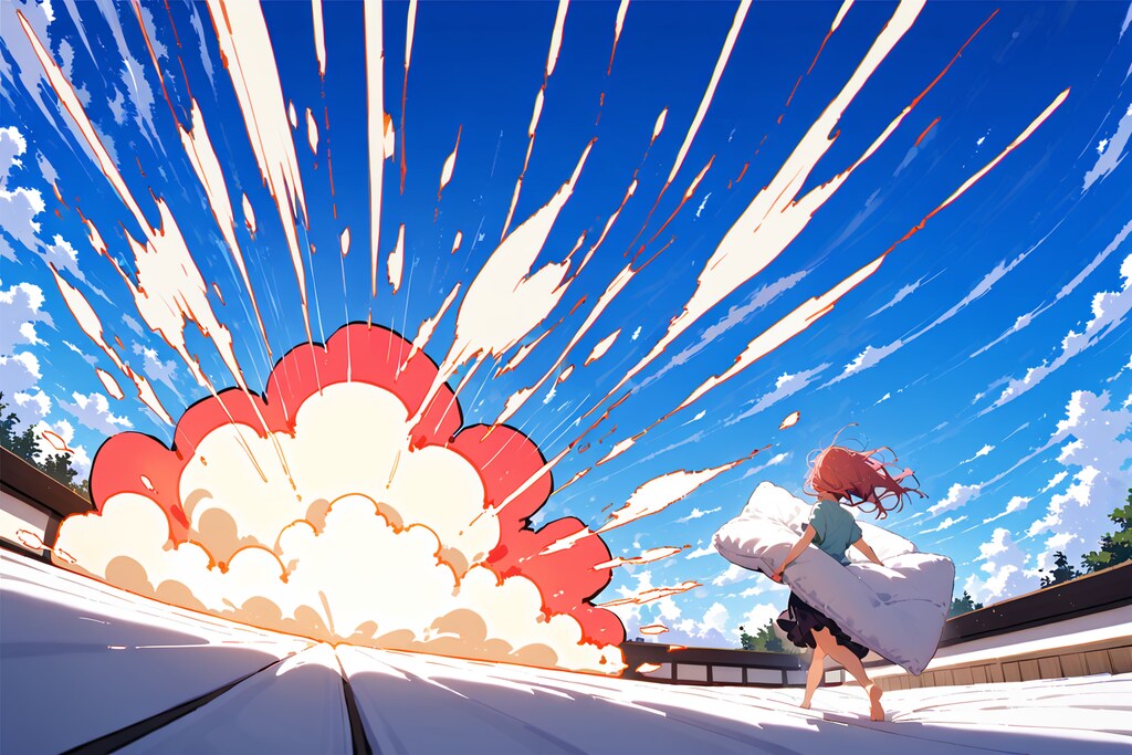 布団がぶっぱなした