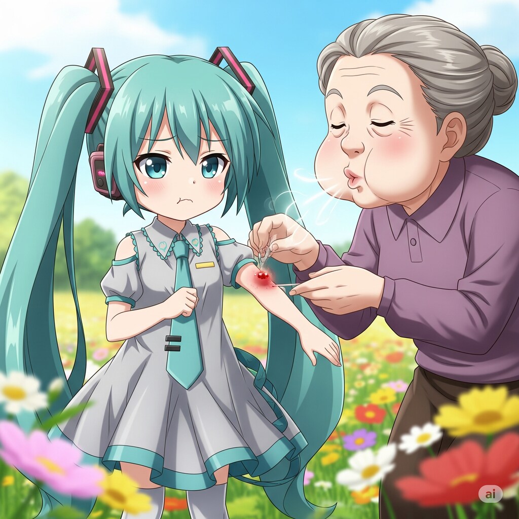 いたずらミクちゃん