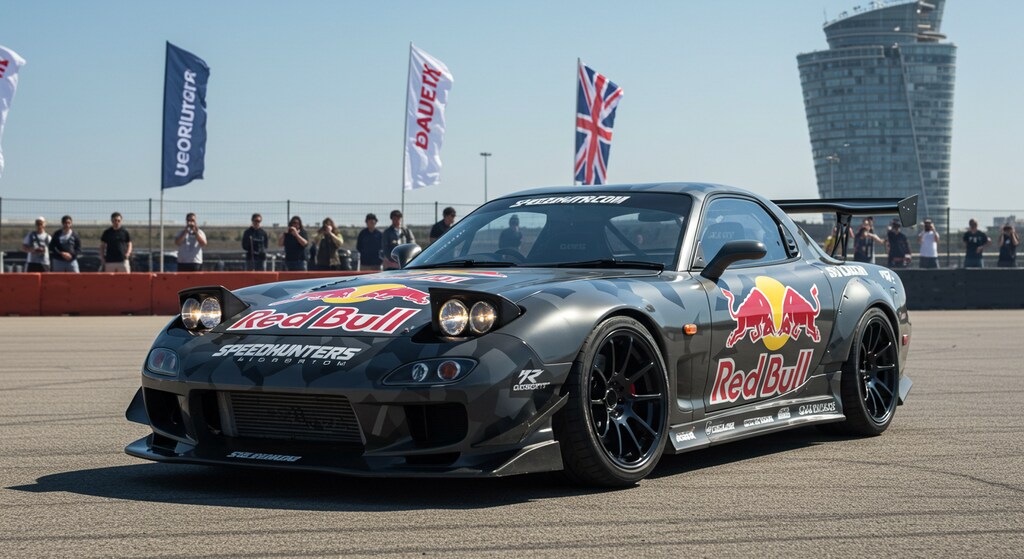 レッドブルFD3Sのドリ車