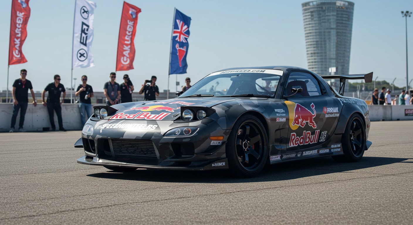 レッドブルFD3Sのドリ車 | の人気AIイラスト・グラビア