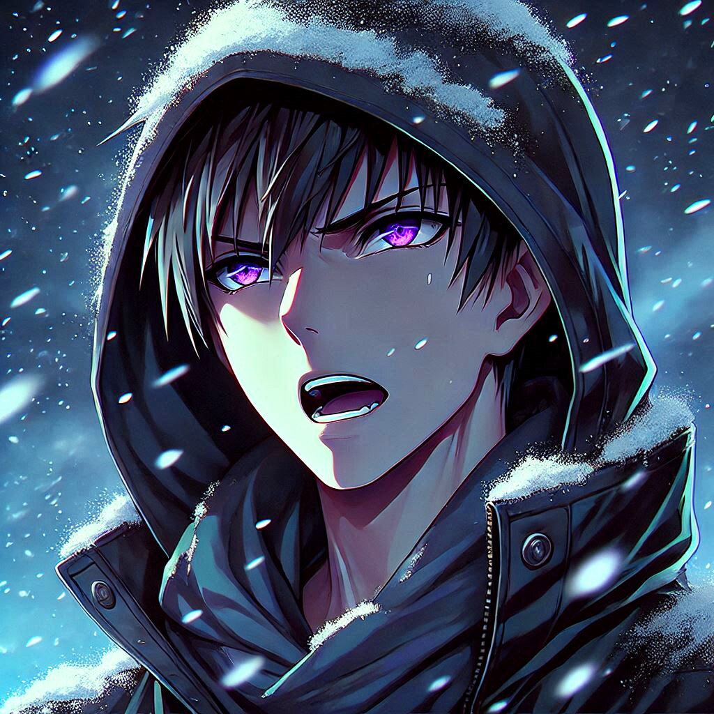 目が光ってる、黒髪短髪男性…その1(6枚)