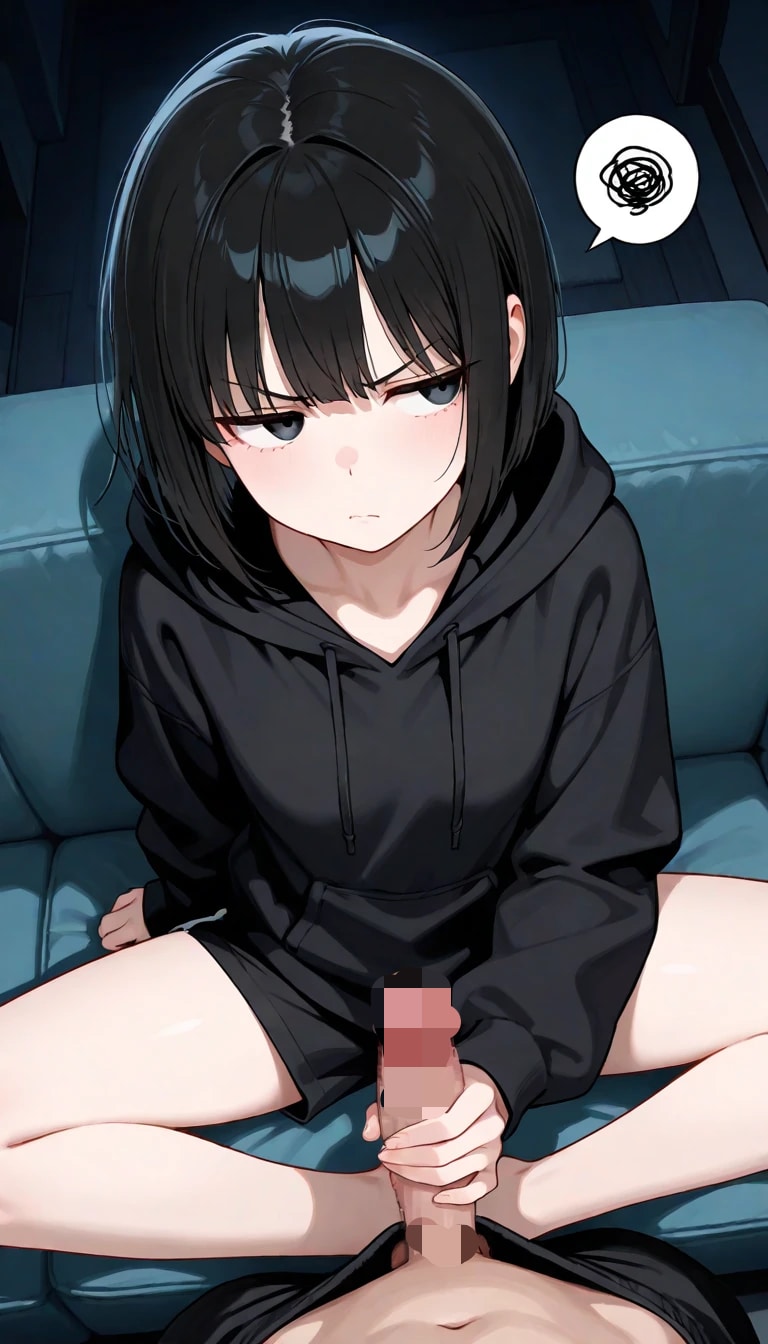 お願いしたら嫌々ながらも抜いてくれた