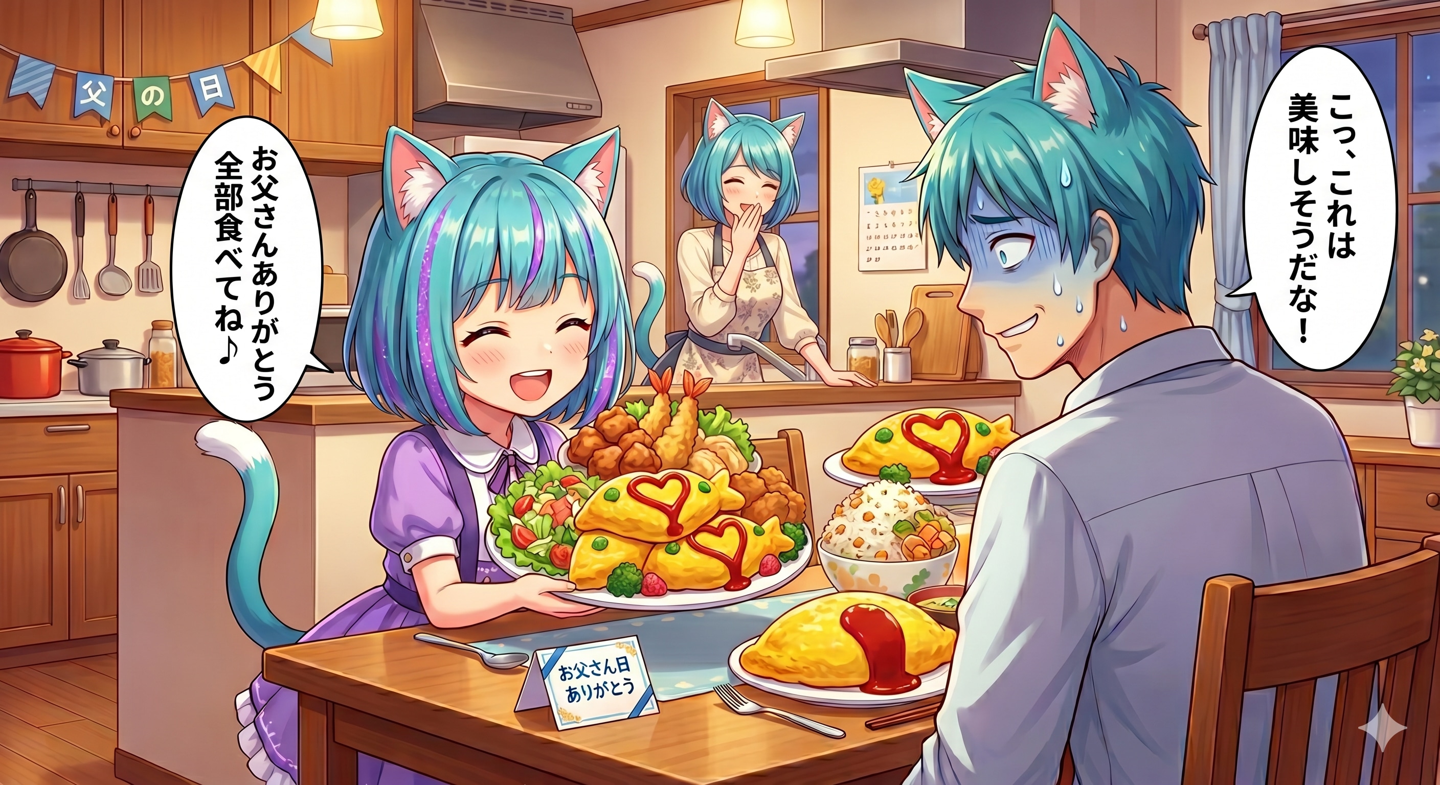逃げ場なし！ミケちゃんのお父さんありがとう🎶