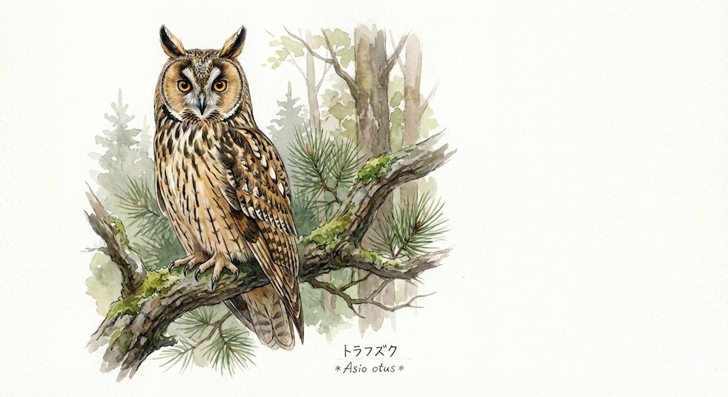 鳥(水彩画)(Gemini)(120)