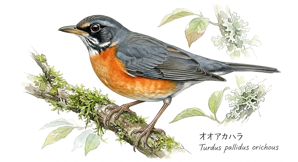 鳥(水彩画)(Gemini)(120)