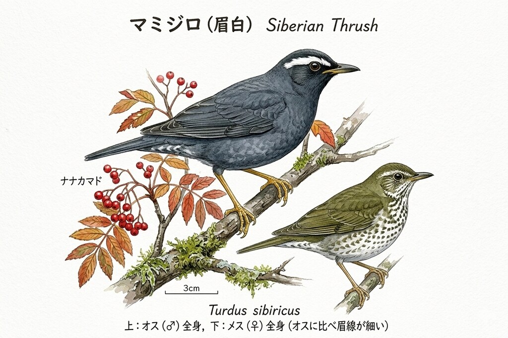 鳥(水彩画)(Gemini)(120)