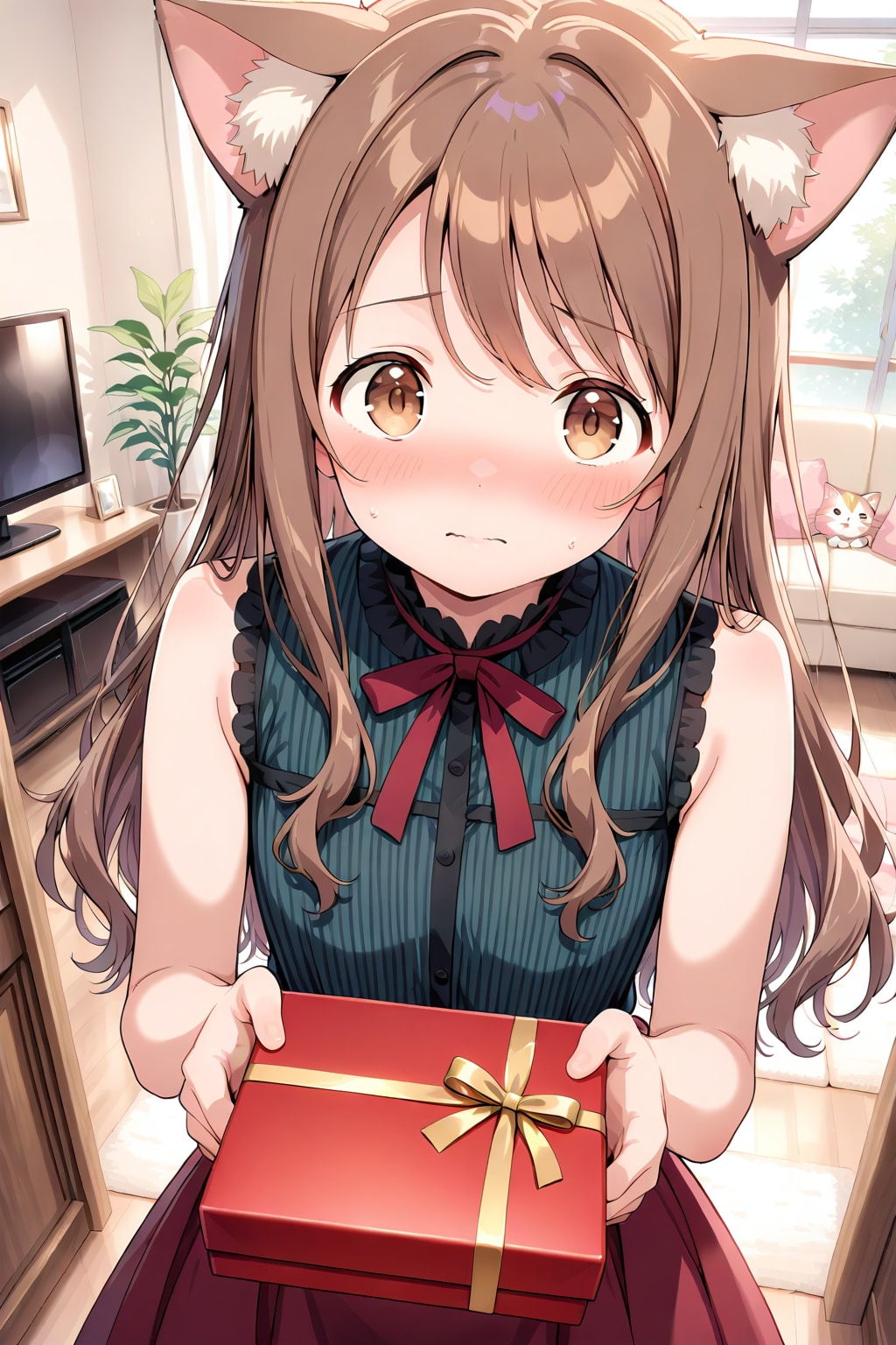 ネコ娘のちーちゃん🐈✨２１ | の人気AIイラスト・グラビア