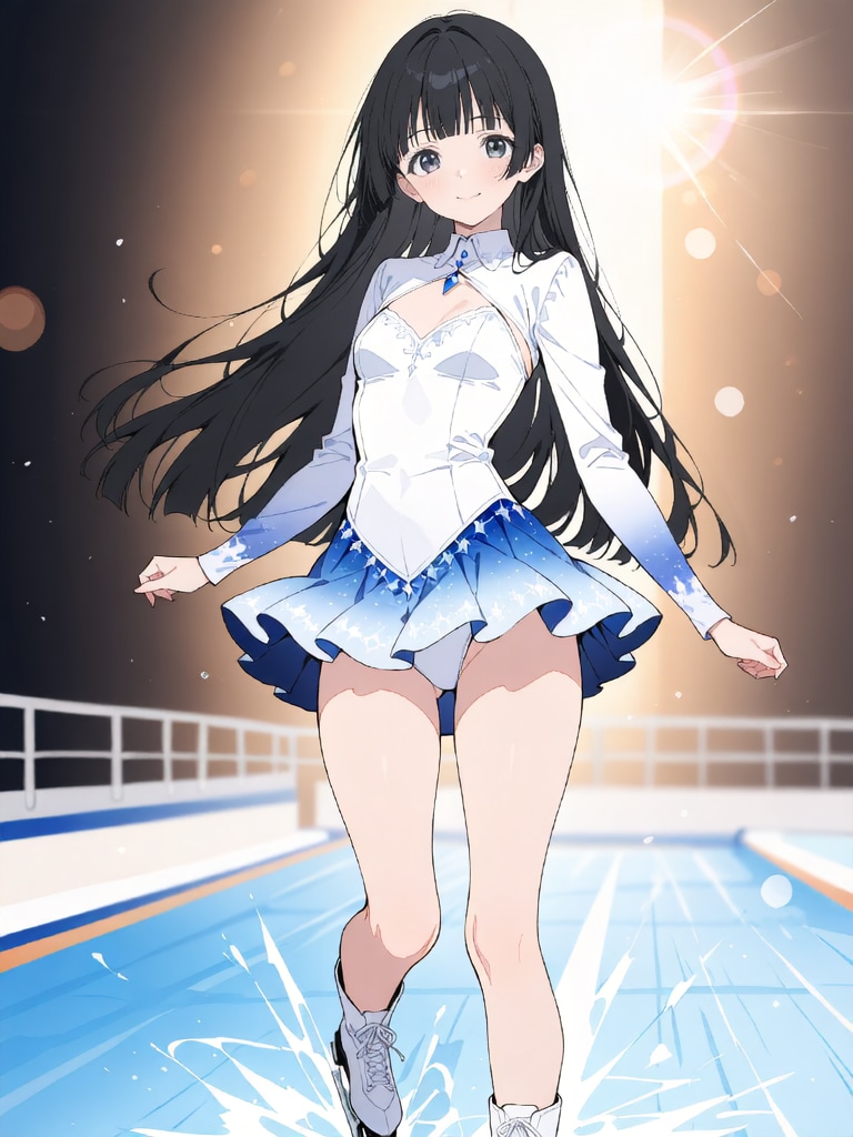 スケートでターン【パラパライラスト】 | の人気AIイラスト・グラビア