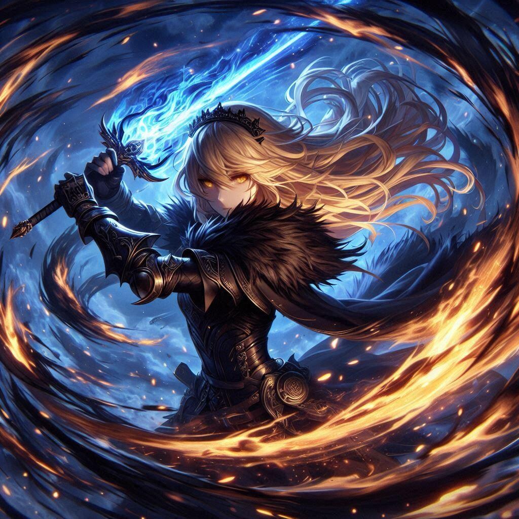 ブロンドの女騎士さん723