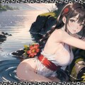 巨乳巫女　big breasted shrine maiden 8枚目