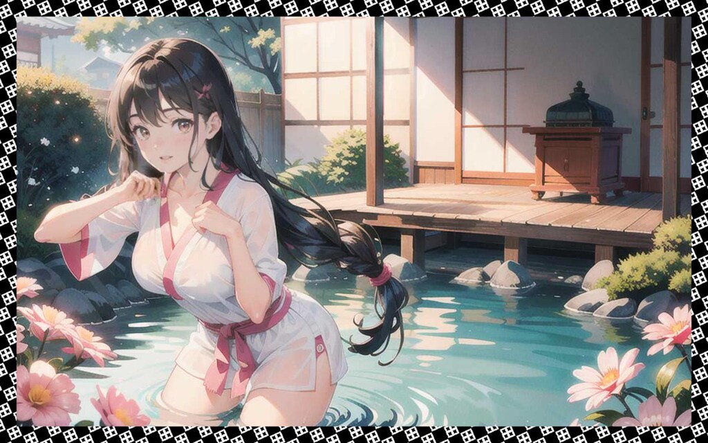 巨乳巫女　big breasted shrine maiden