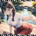 巨乳巫女　big breasted shrine maiden 10枚目