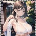 巨乳巫女　big breasted shrine maiden 12枚目