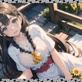 巨乳巫女　big breasted shrine maiden 9枚目