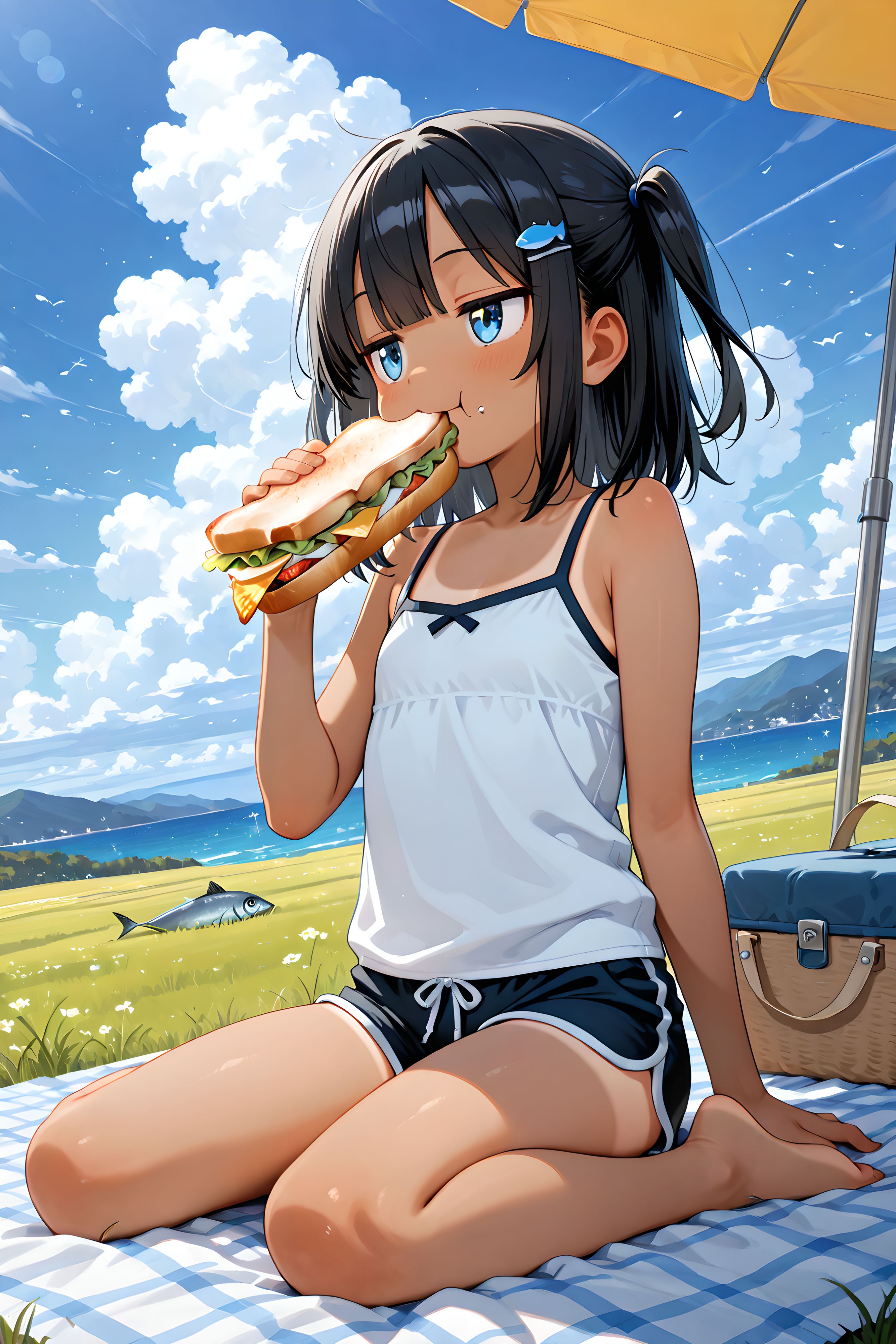 海の見える丘