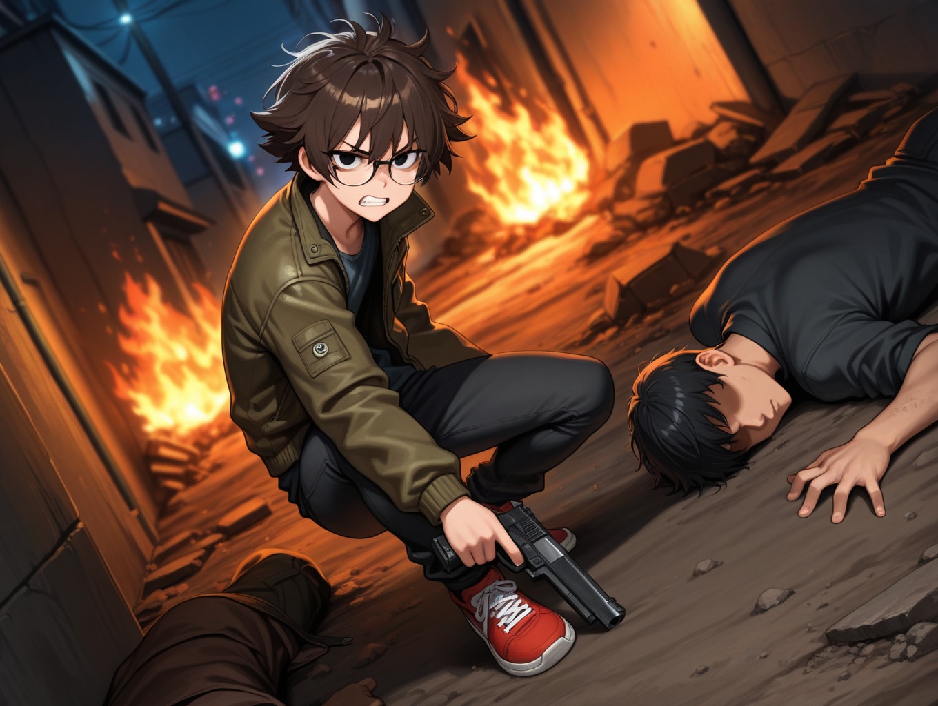 こんなところでやられてたまるか！ | の人気AIイラスト・グラビア