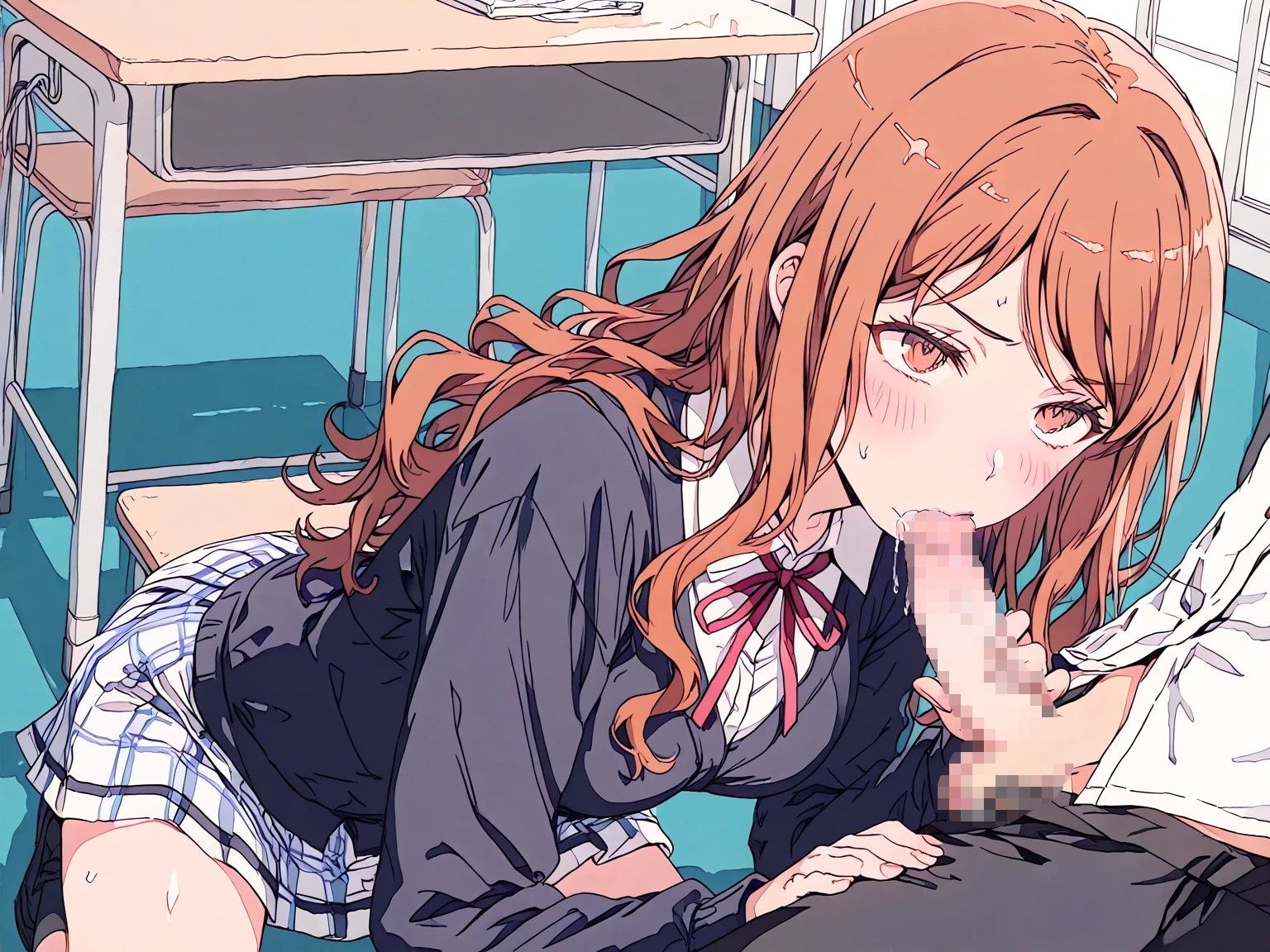 茶髪の女の子
