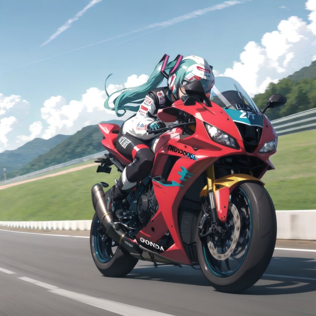 バックストレート６速全開　時速300キロ　ぶっちぎり