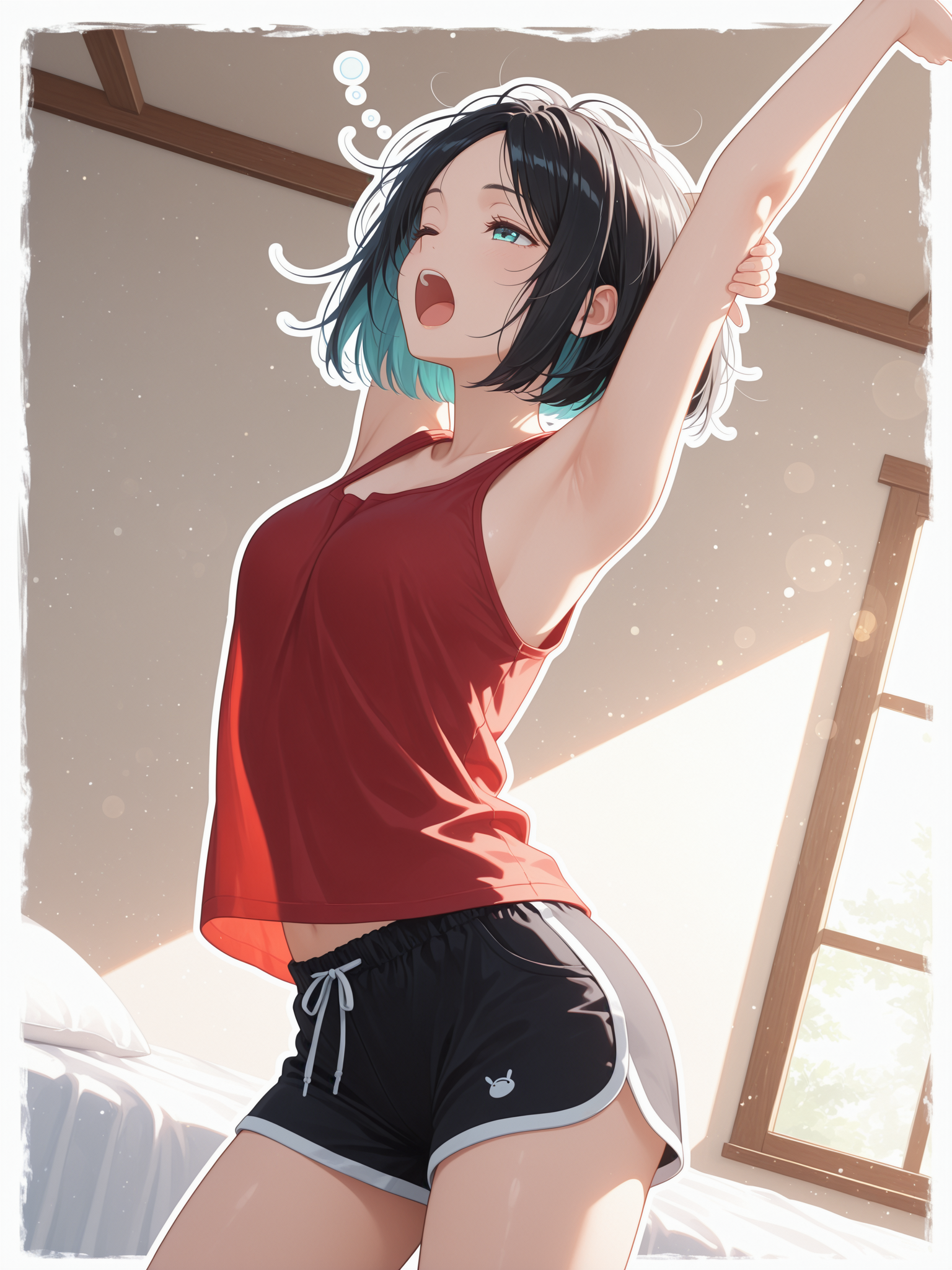 寝起き