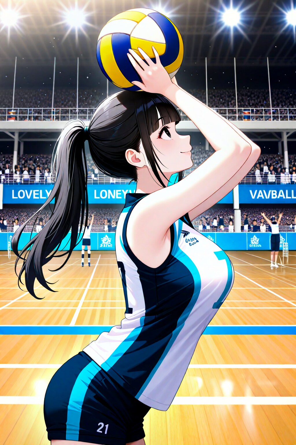 うちの子バレーボール（がんばれ日本）