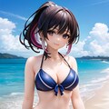 フィギア風、ビキニのお姉さん AOAOKO ７ 8枚目