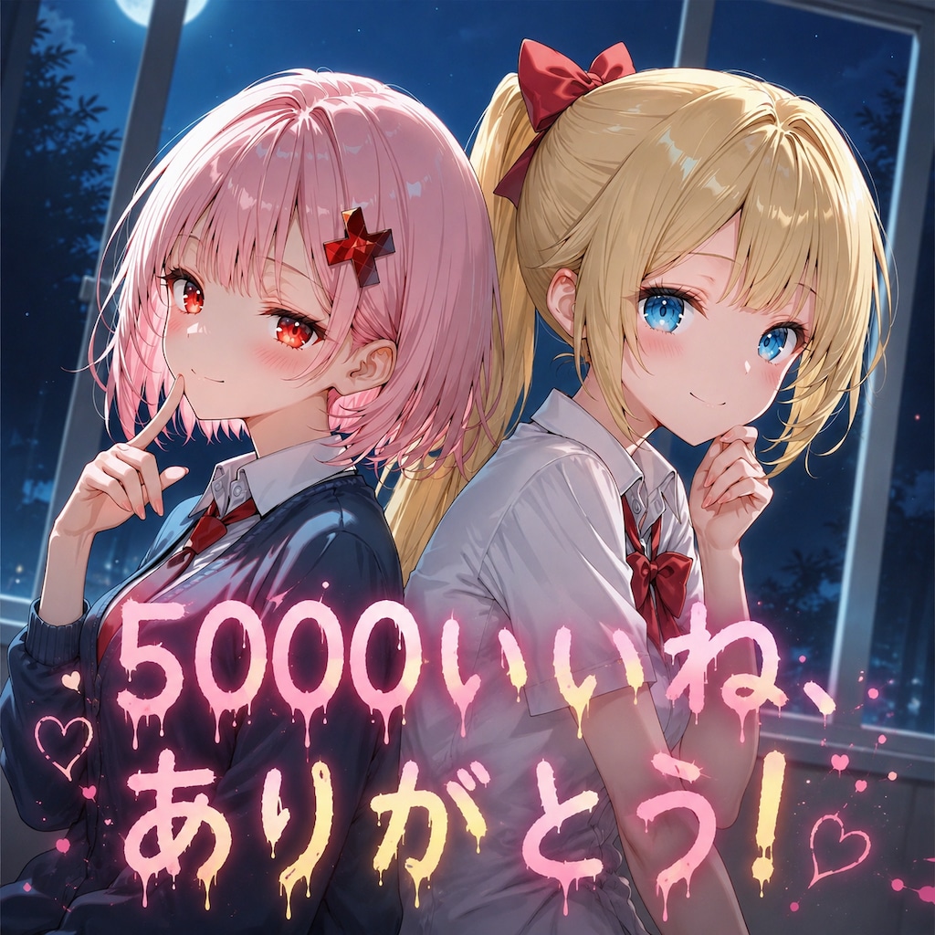 5000いいね、ありがとう！