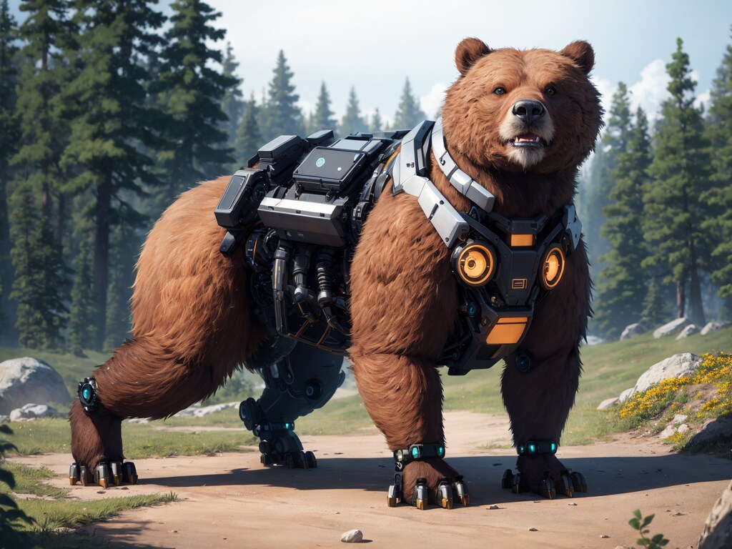 機械仕掛けの熊 その②