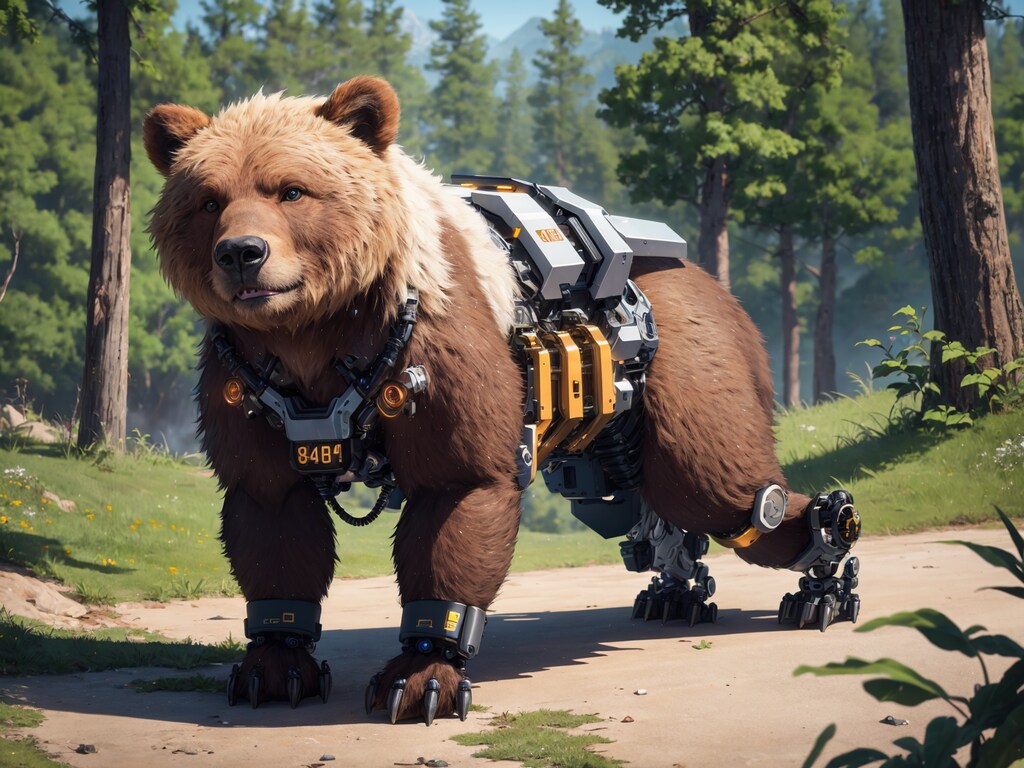 機械仕掛けの熊 その②