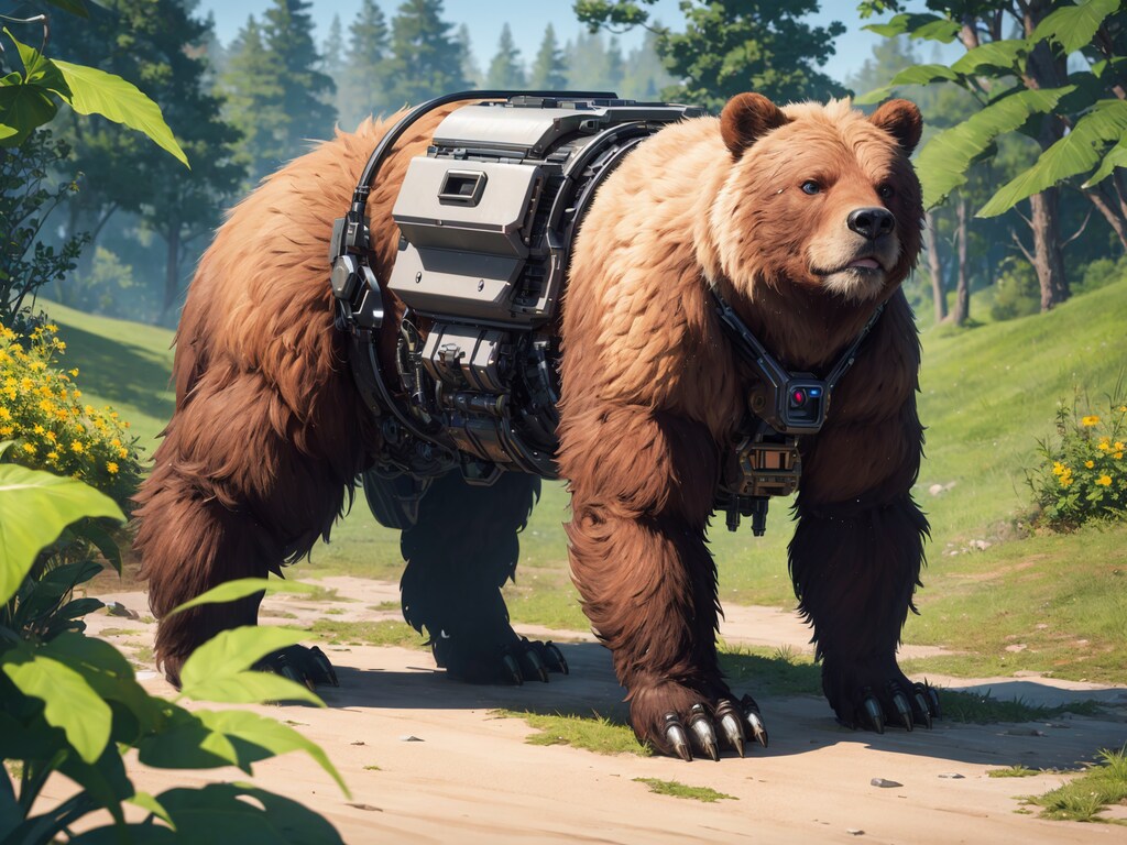 機械仕掛けの熊 その②