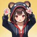 黒髪クマ(こういうのはクマちゃんとかで満足しなさいよ！ガー)_20241216 2枚目