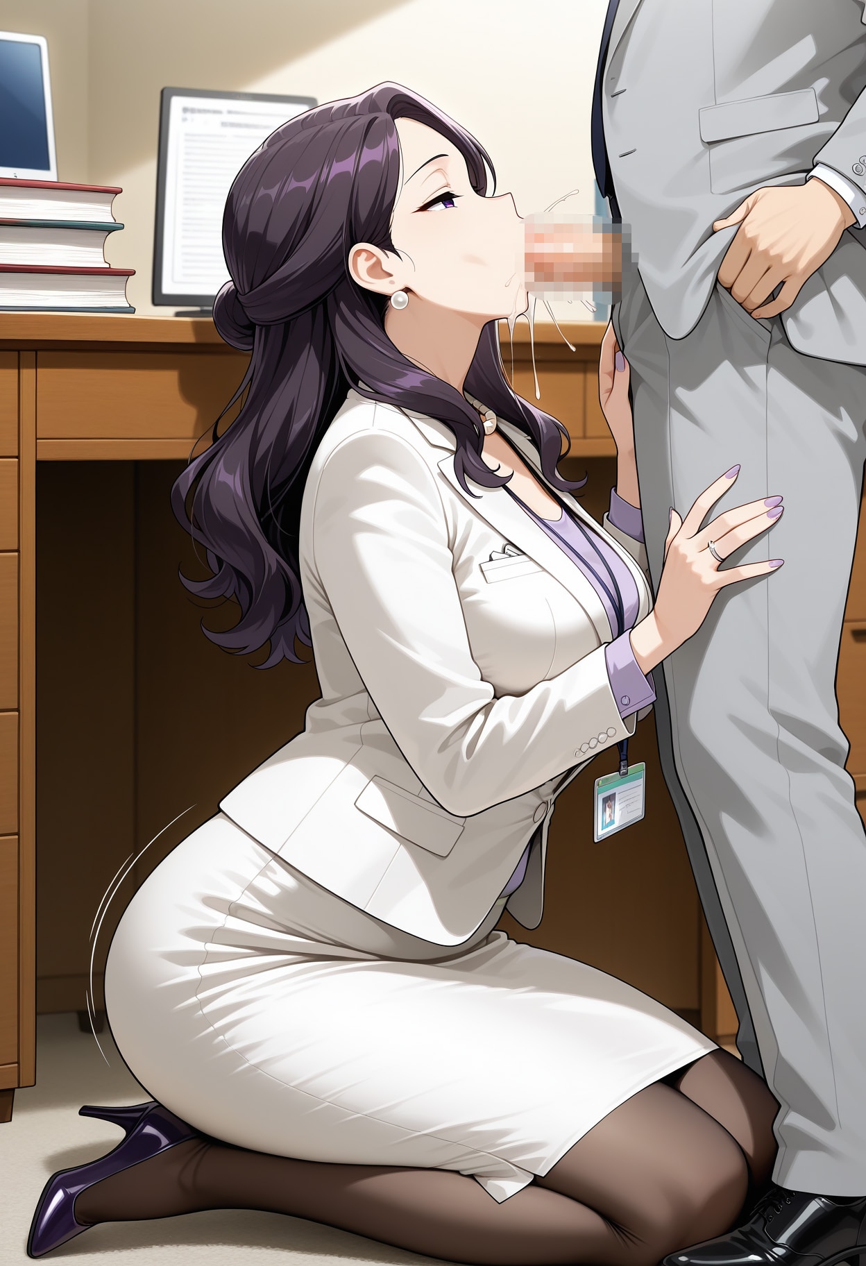 人妻のお口