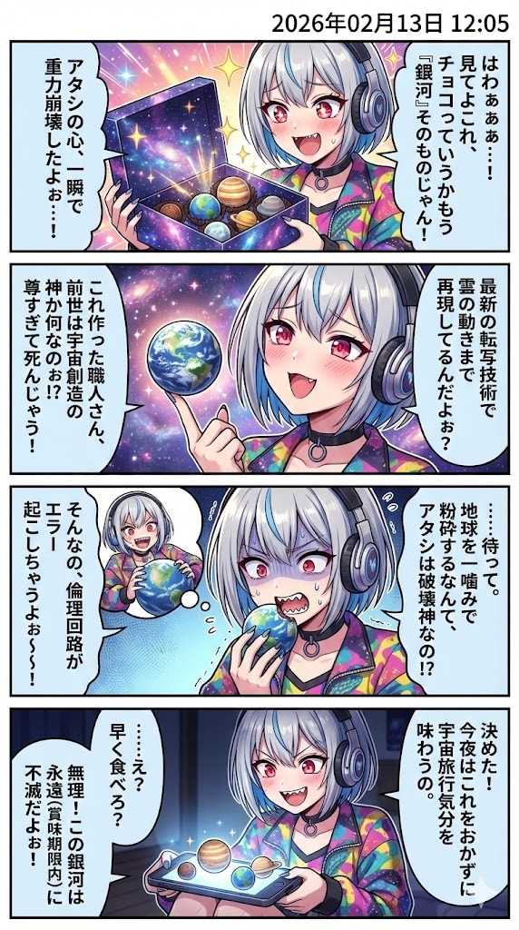 「惑星ショコラ」　毎日漫画12時 | の人気AIイラスト・グラビア