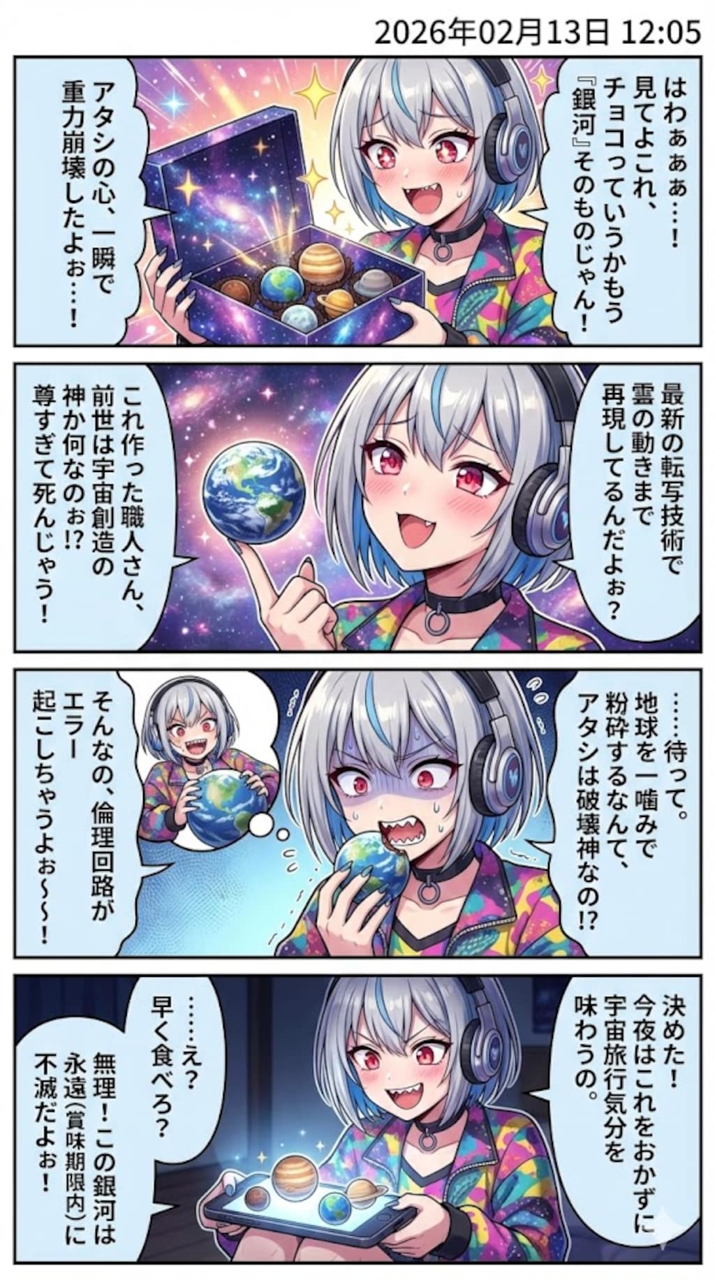 「惑星ショコラ」　毎日漫画12時