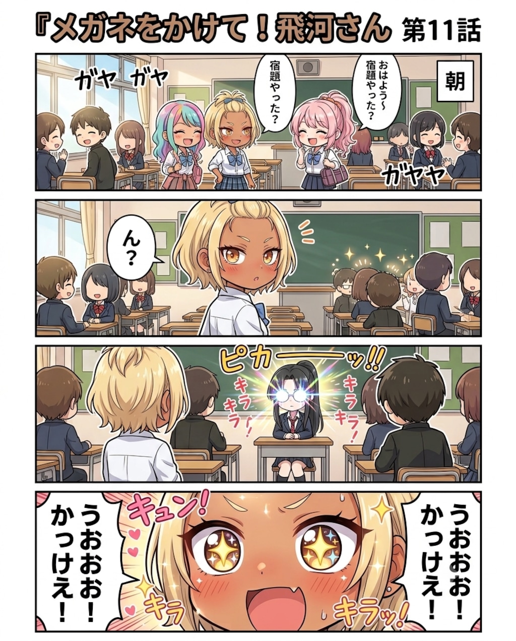 メガネをかけて！飛河さん　第11話