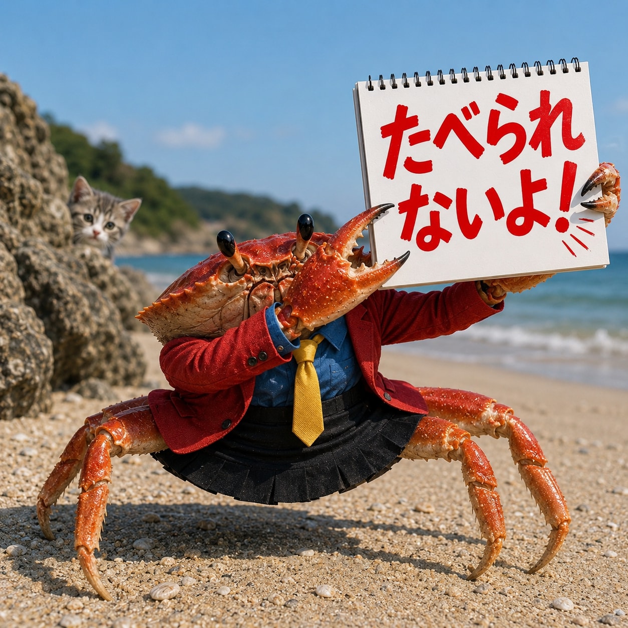 たべられないよ❗️🦀