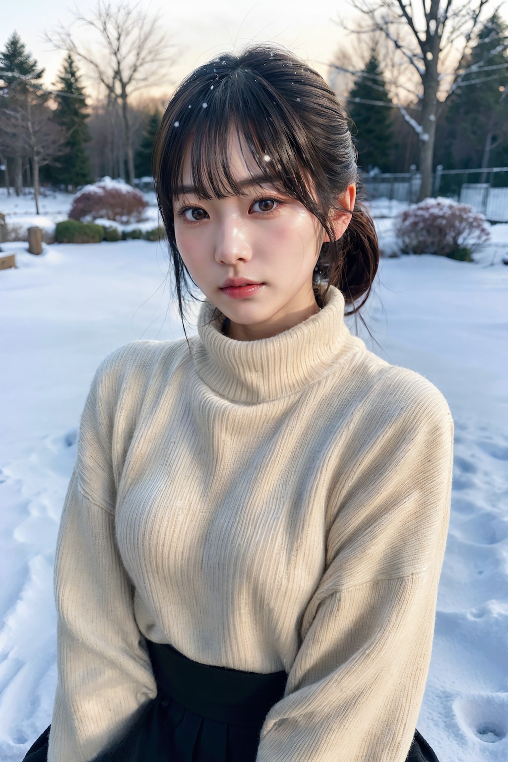 雪ポートレート 1/8