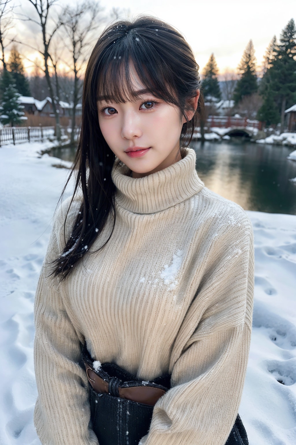 雪ポートレート 1/8