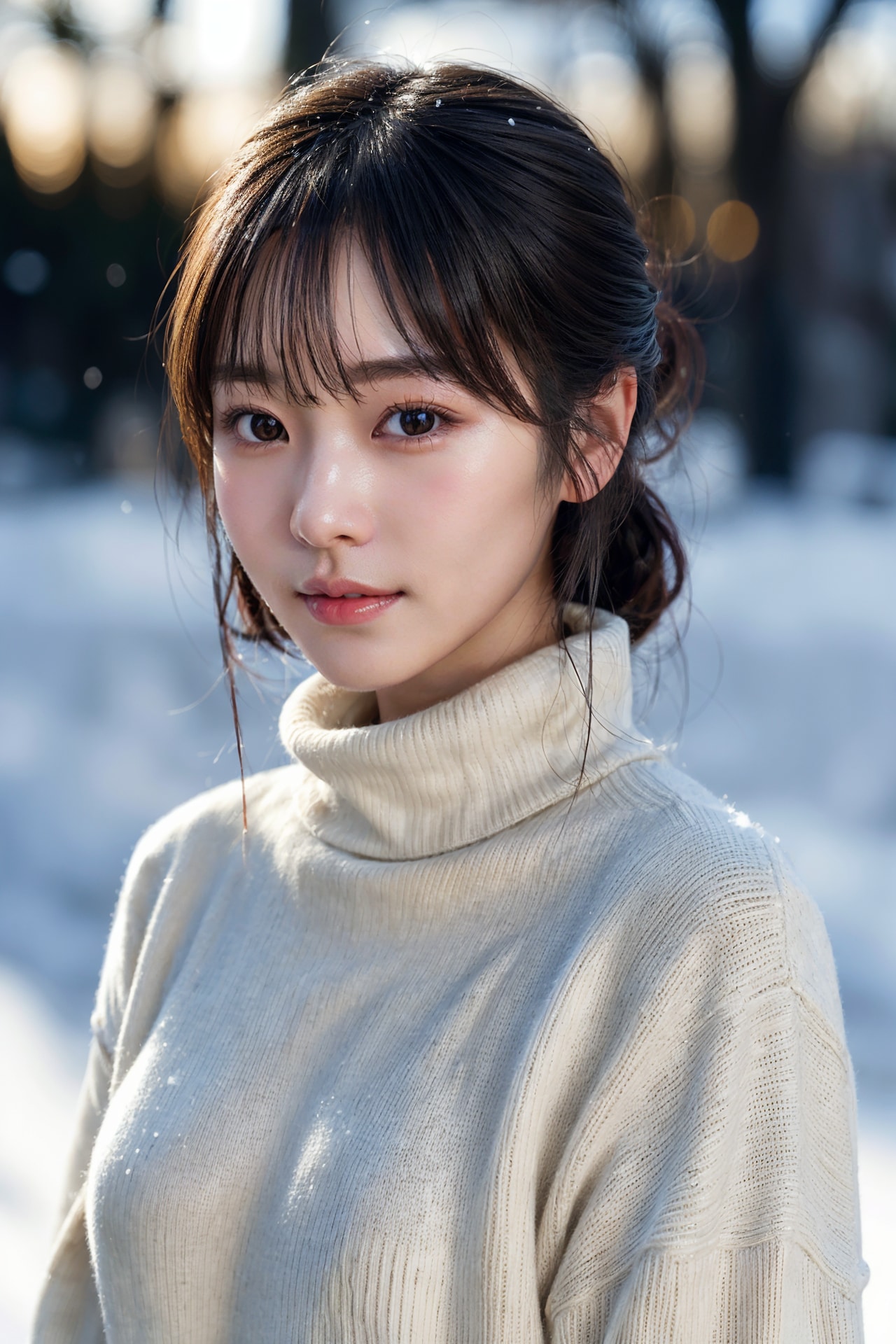 雪ポートレート 1/8