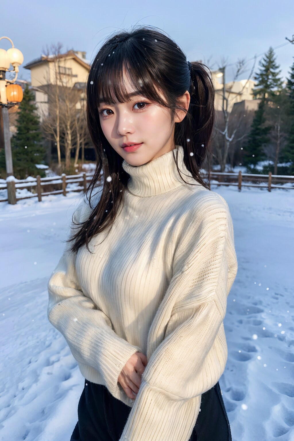 雪ポートレート 1/8