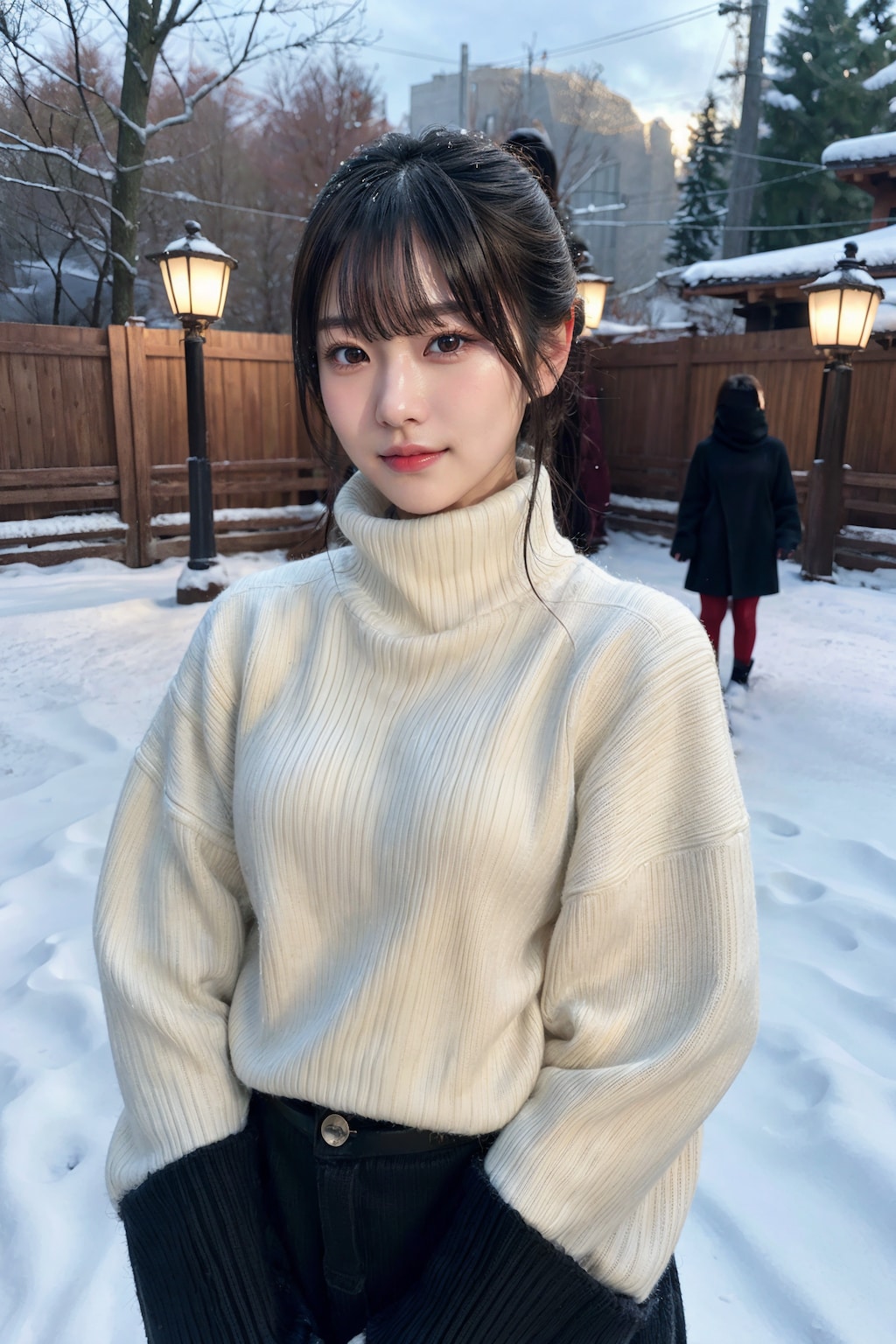 雪ポートレート 1/8