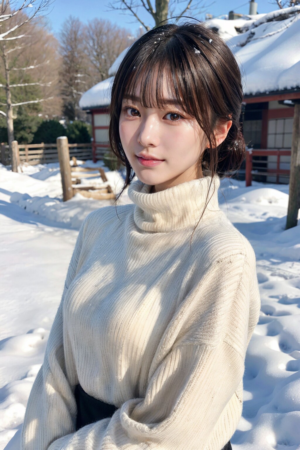雪ポートレート 1/8