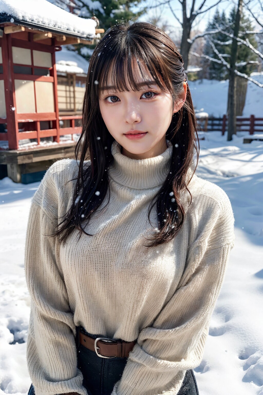 雪ポートレート 1/8