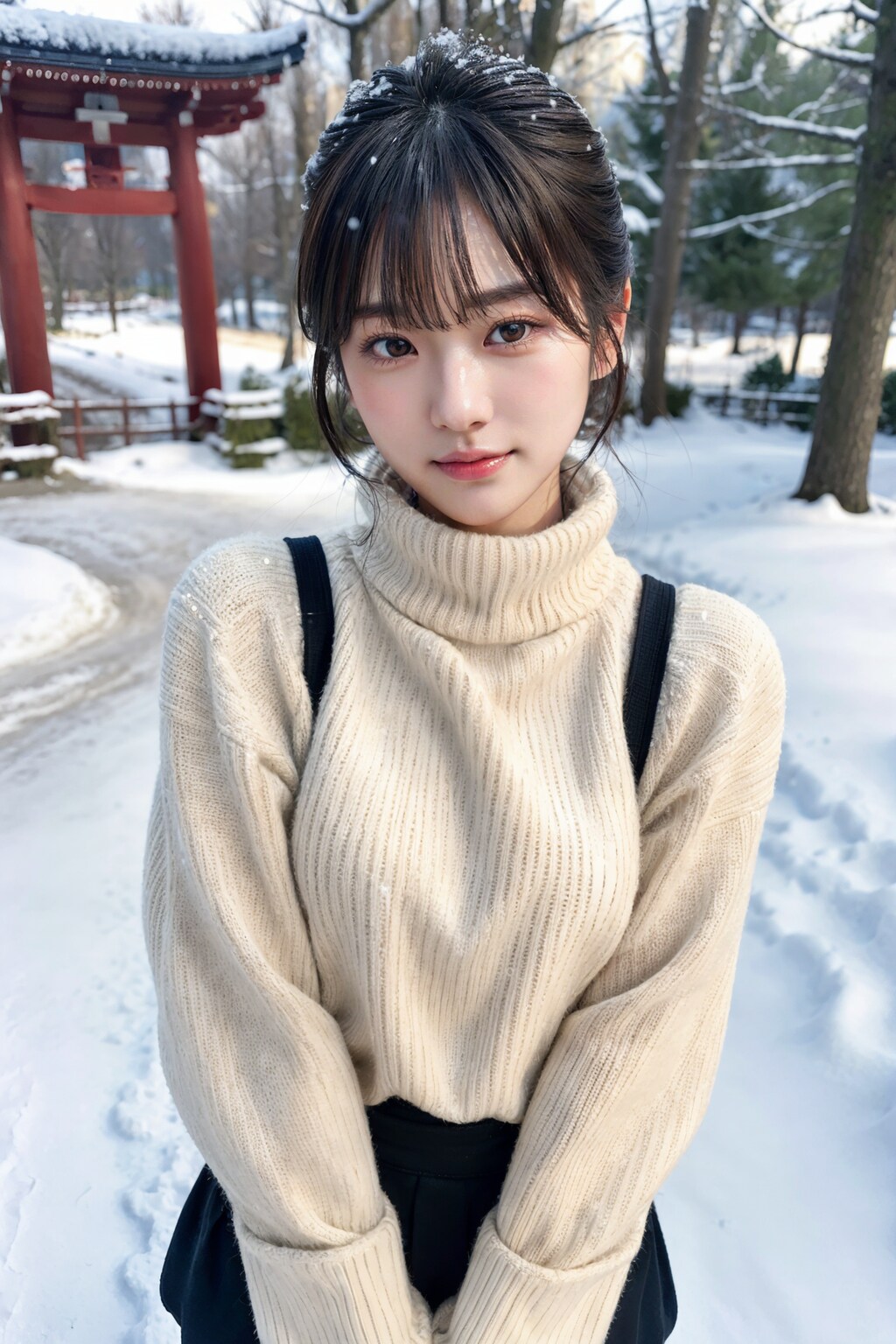 雪ポートレート 1/8